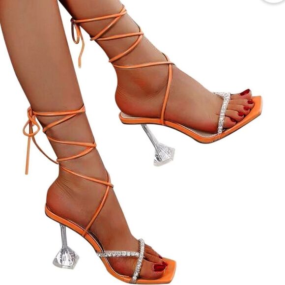 EGO ROUND TOE WEDGE HEELS FOR WOMEN HIGH HEEL PLATFORM BROWN SANDAL - Picture 13 of 13